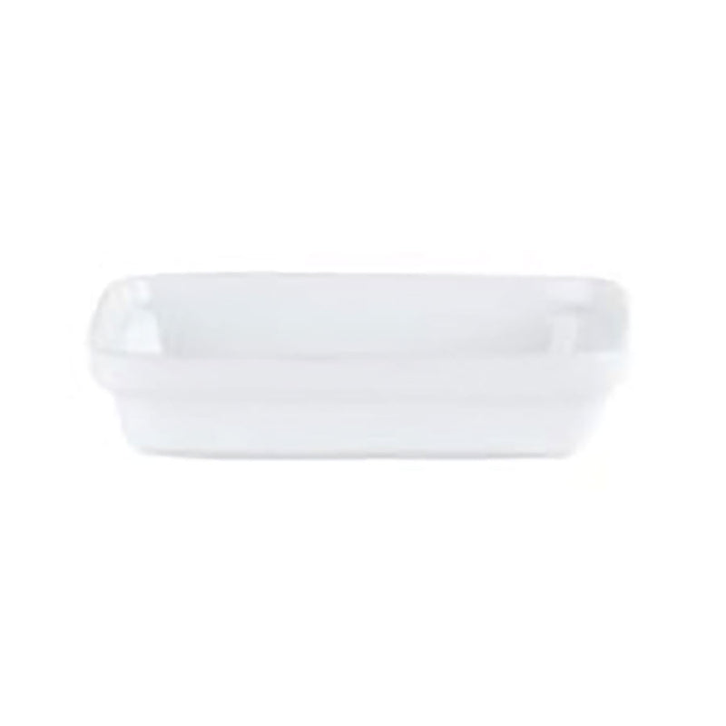 PORCELITE DISH 19X13CM / 7.5X5" WHITE    x6