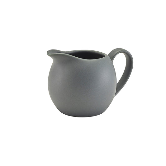 MATT GREY PORCELAIN JUG 14CL/5OZ         x6