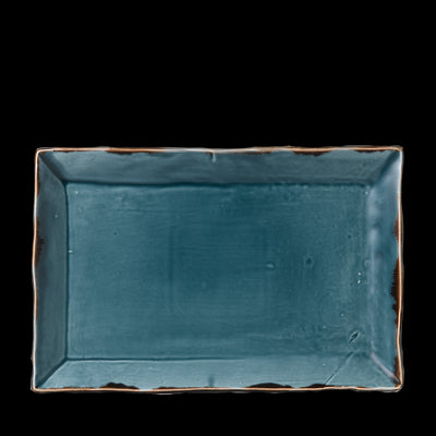 HARVEST RECTANGULAR TRAY 19.2CM BLUE NR  x6