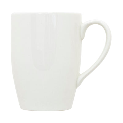 CREME MONET MUG 8OZ 23CL WHITE VITRIFIED x6