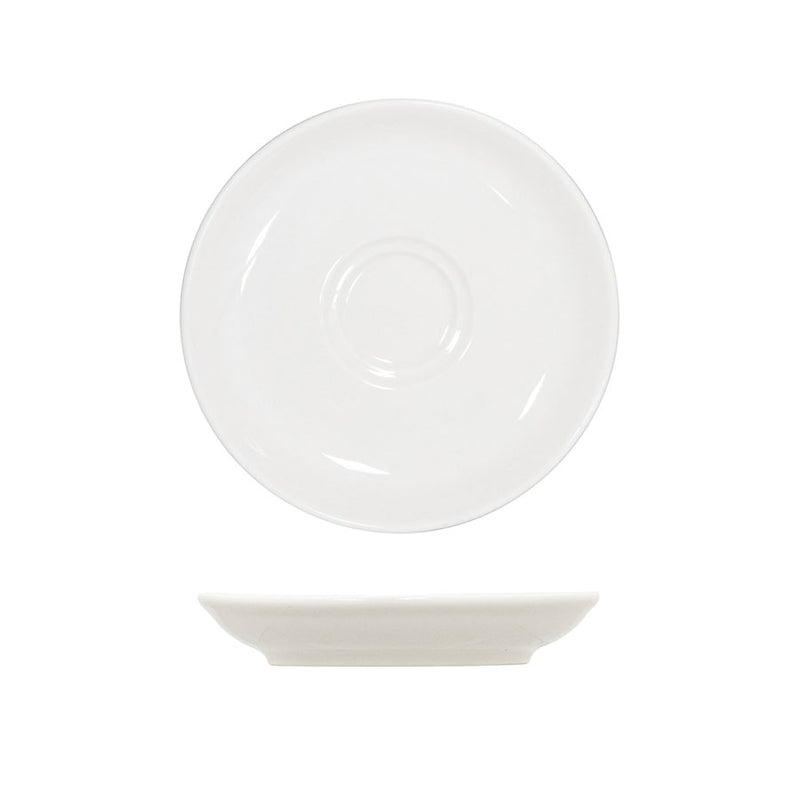 CREME RENOIR 13CM WHITE SAUCER           x12