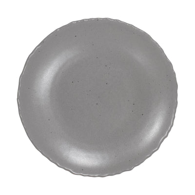 ARTISAN PEBBLE EROSION PLATE18CM OX GREY x12