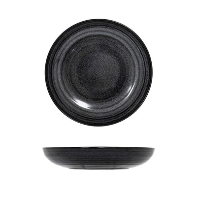 ARTISAN GRANITE BOWL COUPE DEEP 25CM BLK x6