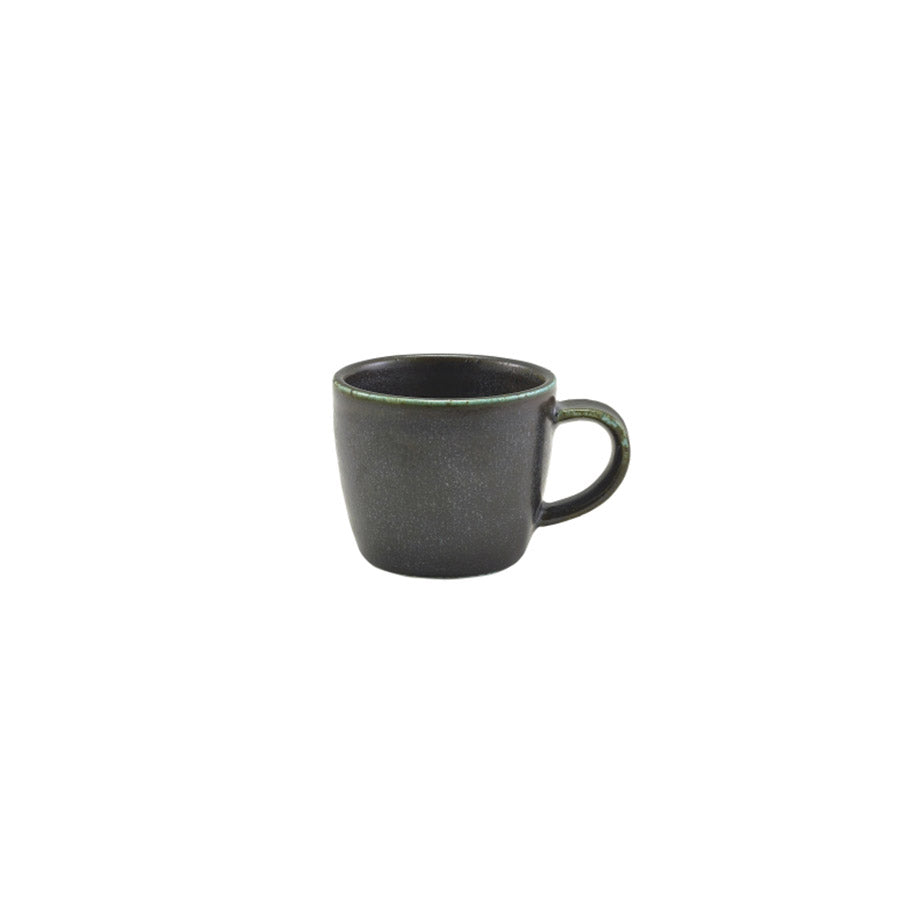 TERRA PORCELAIN BLK ESPRESSO CUP 9CL/3OZ x6