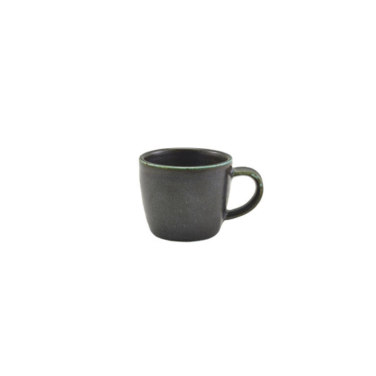TERRA PORCELAIN BLK ESPRESSO CUP 9CL/3OZ x6