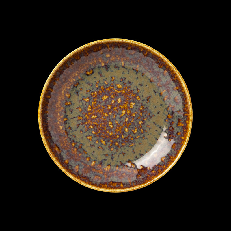 VESUVIUS COUPE BOWL 29CM (11 1/2") AMBER x6