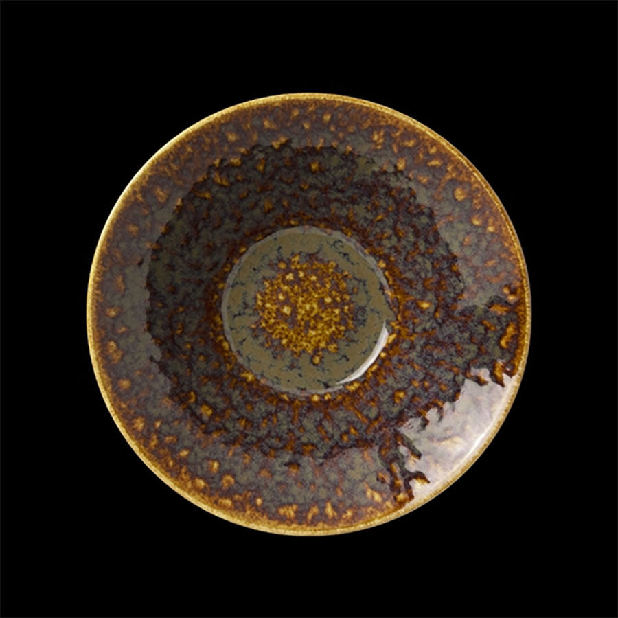 VESUVIUS ESSENCE BOWL 16.5CM AMBER       x12