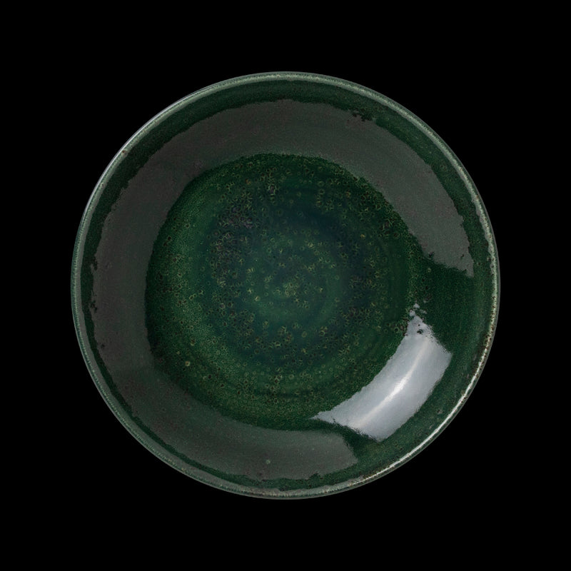 VESUVIUS COUPE BOWL 29CM BURNT EMERALD   x6