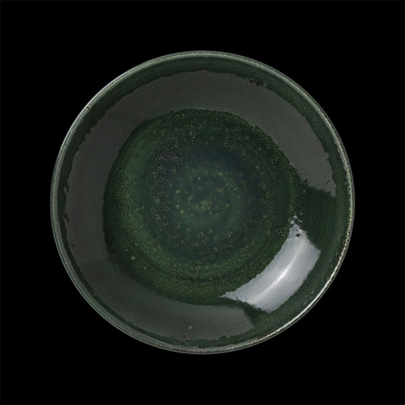 VESUVIUS COUPE BOWL21.6CM BURNT EMERALD  x12