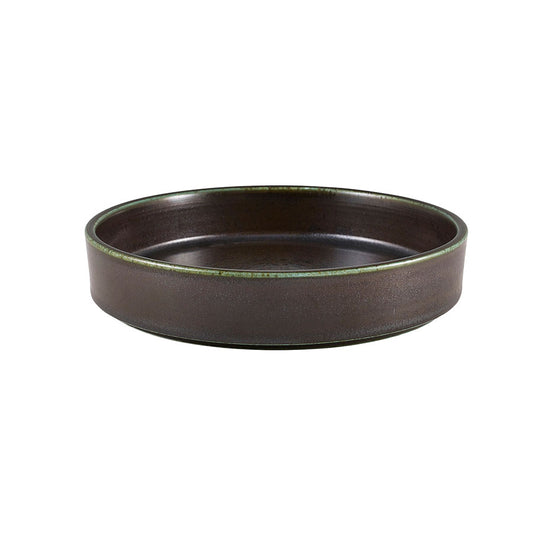 TERRA PORCELAIN BLACK PRESENT BOWL20.5CM x6
