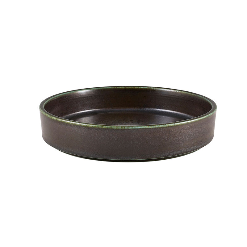 TERRA PORCELAIN BLACK PRESENT BOWL20.5CM x6