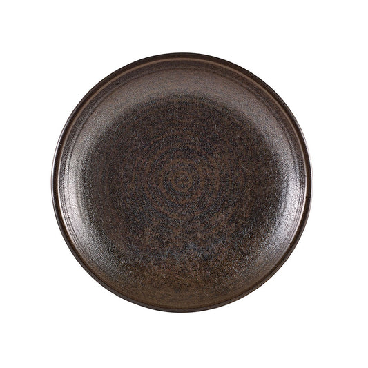 TERRA PORCELAIN BLK DEEP COUPE PLATE21CM x6