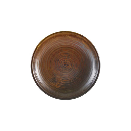 TERRAPORCELAIN COPPER DEEP COUPE PLT21CM x6
