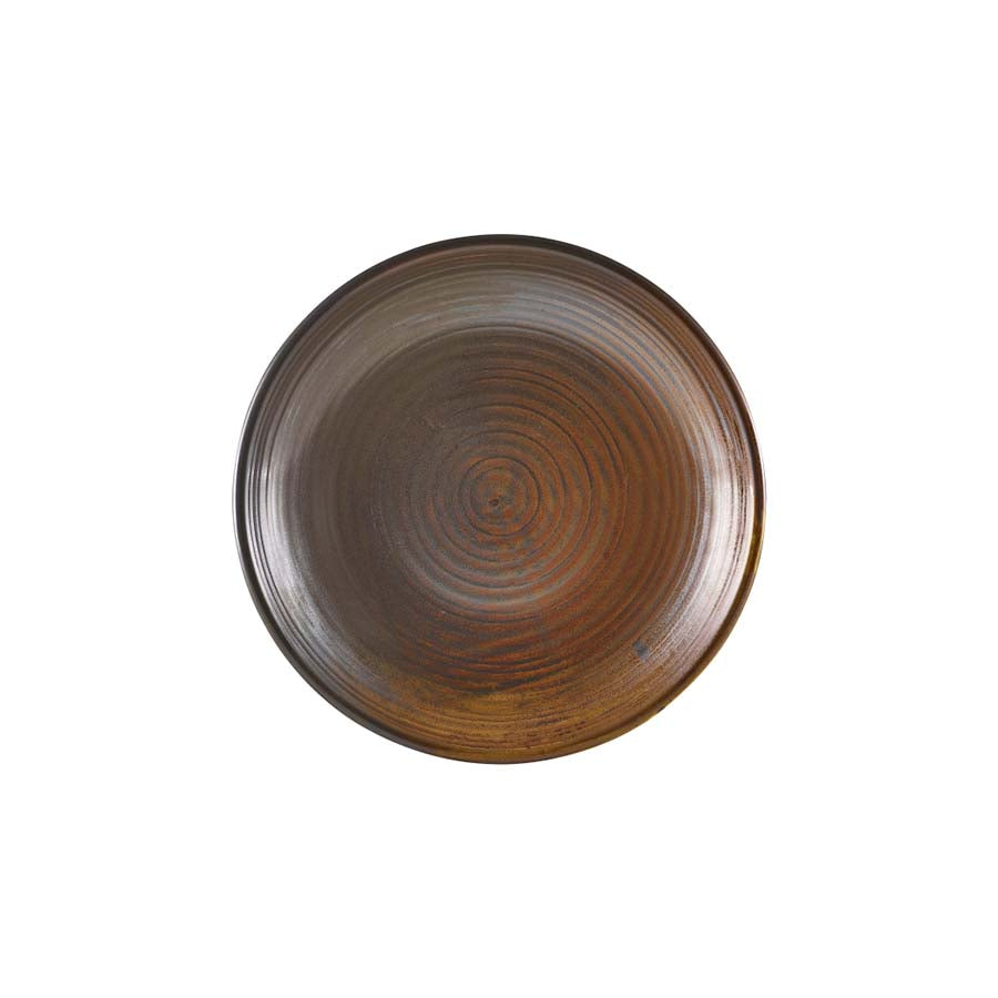 TERRAPORCELAIN COPPER DEEP COUPE PLT25CM x6
