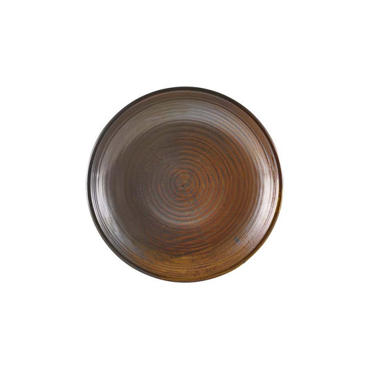 TERRAPORCELAIN COPPER DEEP COUPE PLT25CM x6