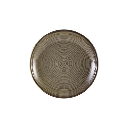TERRA PORCELAIN GREY DEEP COUPE PLT 28CM x6