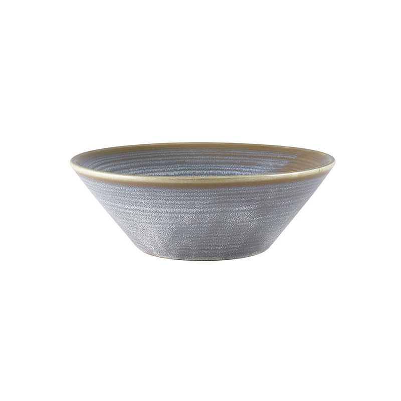 TERRA PORCELAIN GREY CONICAL BOWL 16CM   x6