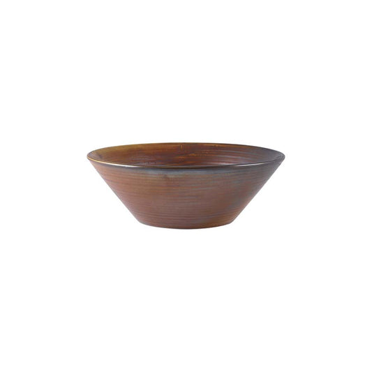 TERRAPORCELAIN COPPER CONICAL BOWL19.5CM x6