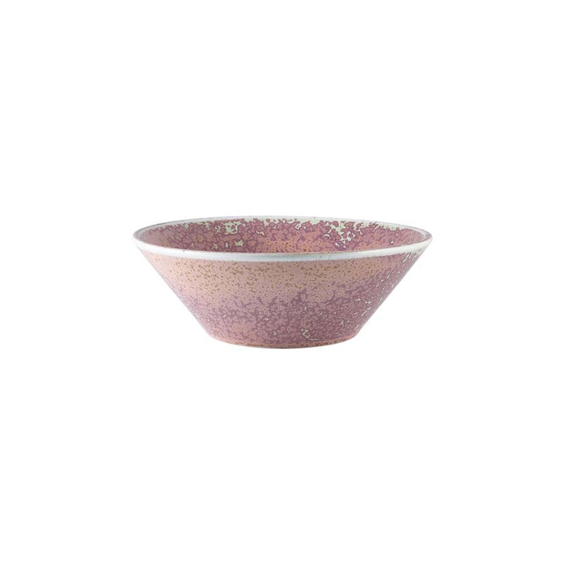 TERRA PORCELAIN ROSE CONICAL BOWL 19.5CM x6