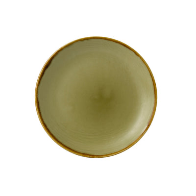 HARVEST COUPE PLATE GREEN 16.5CM FINEVIT x12