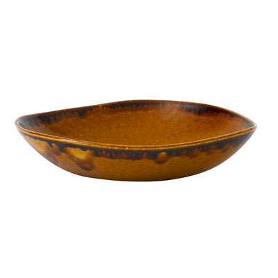 HARVEST ORGANIC ROUND BOWL BROWN 25.3CM  x12