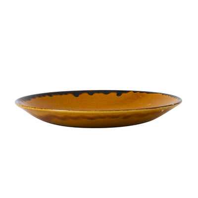 HARVEST DEEP COUPE PLATE BROWN25.5CM VIT x12