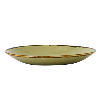 HARVEST DEEP COUPE PLATE GREEN25.5CM VIT x12