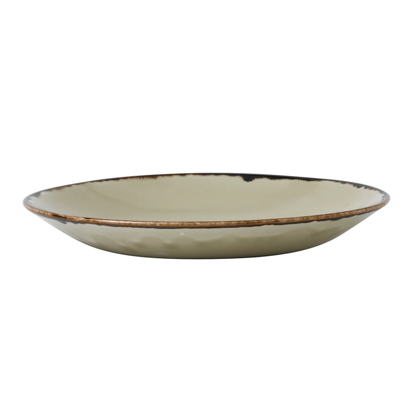 HARVEST DEEP COUPE PLATE LINEN25.5CM VIT x12