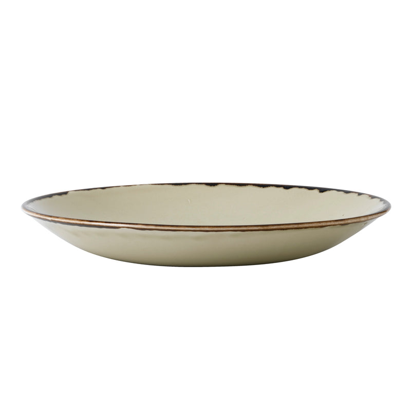 HARVEST DEEP COUPE PLATE LINEN28.1CM VIT x12