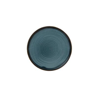 HARVEST BLUE WALLED PLATE 10 2/8" VIT    x6