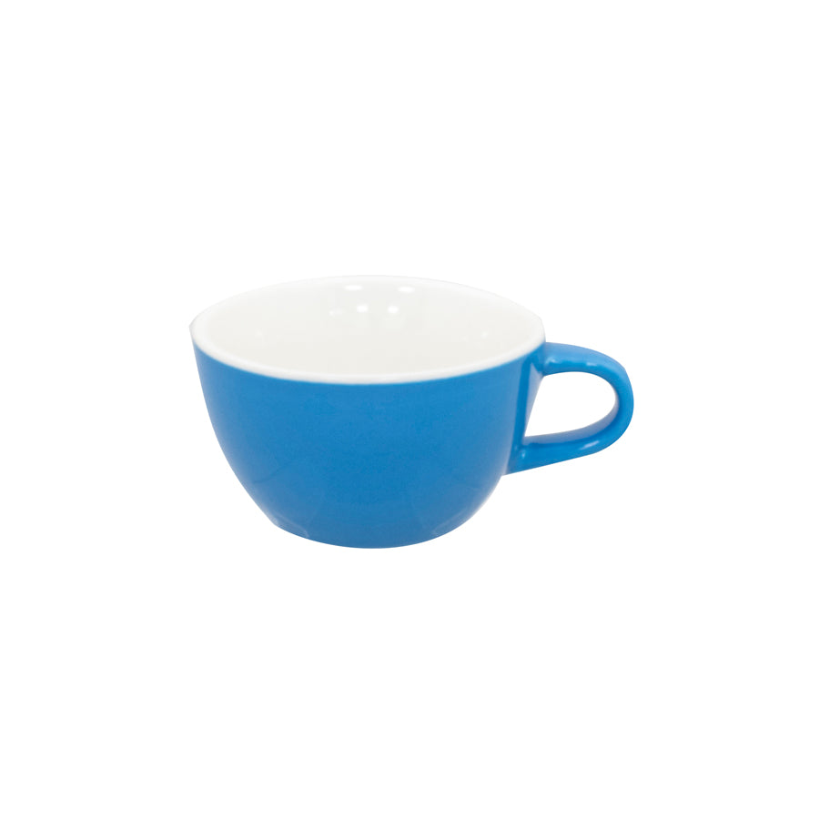 SUPERWHITE BOWL SHAPE CUP BLUE 230ML/8OZ x12