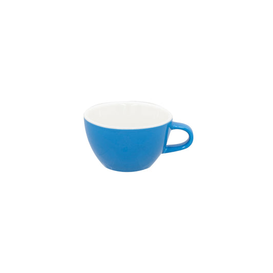 SUPERWHITE BOWL SHAPE CUP BLUE285ML/10OZ x12