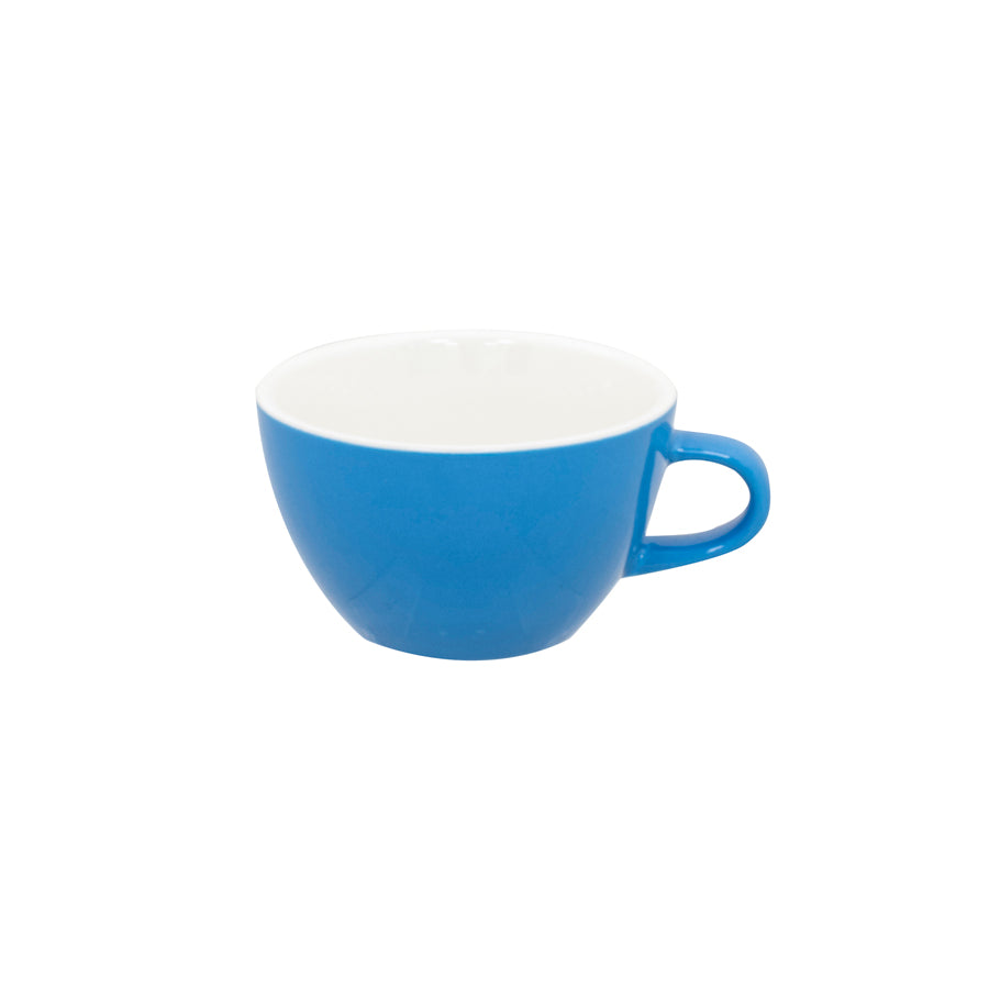 SUPERWHITE BOWL SHAPE CUP BLUE454ML/16OZ x6