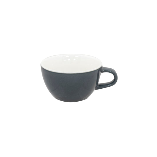 SUPERWHITE BOWL SHAPE CUP GREY 230ML/8OZ x12