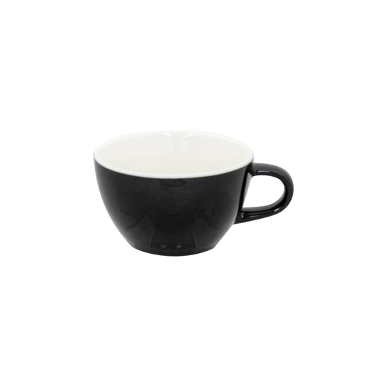 SUPERWHITE BOWL SHAPE CUP BLK 340ML/12OZ x12