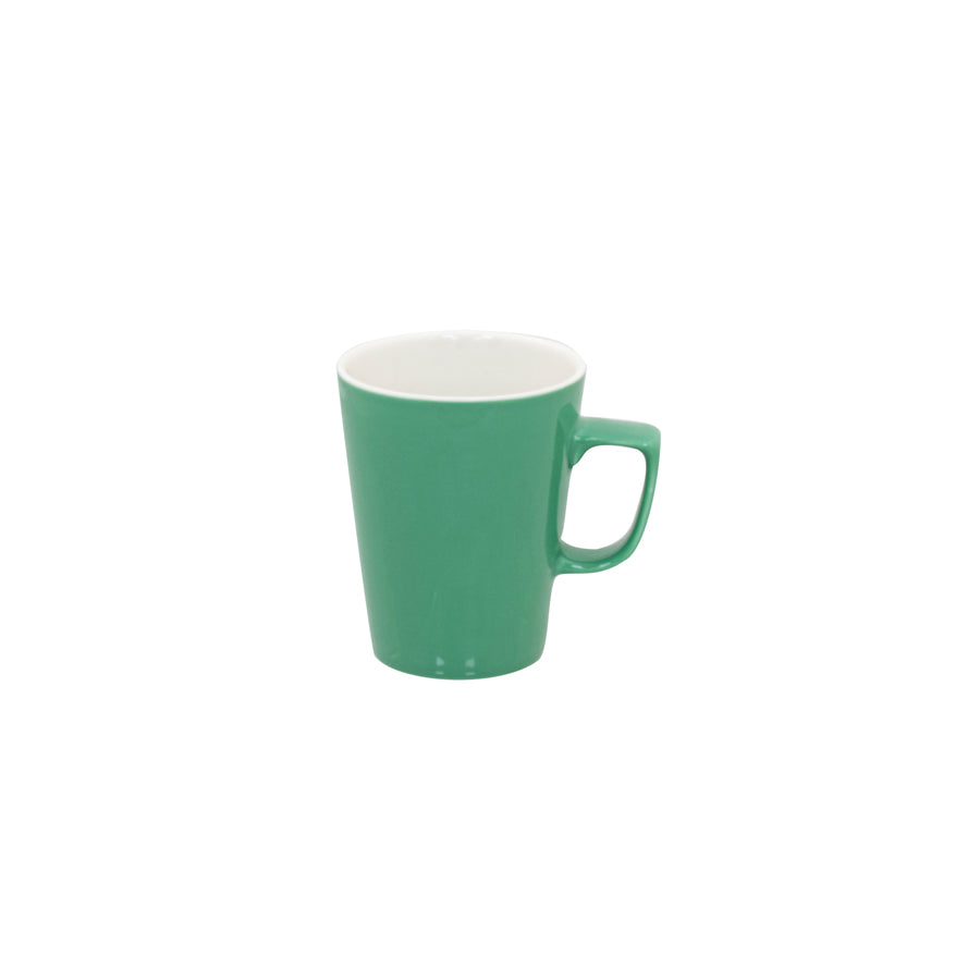 SUPERWHITE LATTE MUG GREEN 285ML/10OZ    x12
