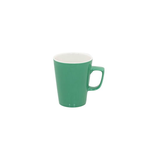 SUPERWHITE LATTE MUG GREEN 285ML/10OZ    x12