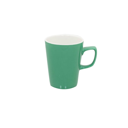 SUPERWHITE LATTE MUG GREEN 340ML/12OZ    x12