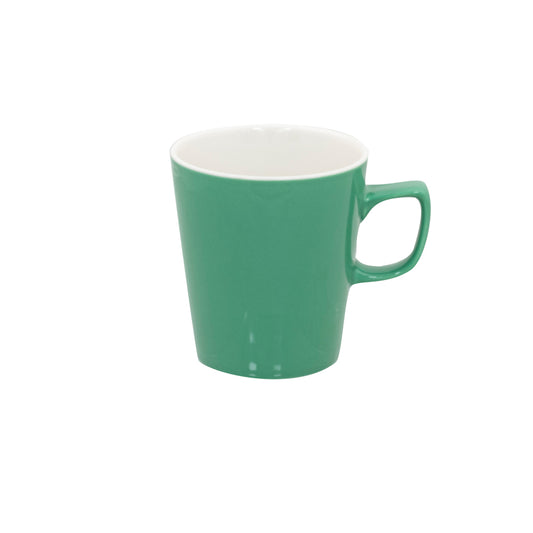 SUPERWHITE LATTE MUG GREEN 454ML/16OZ    x6