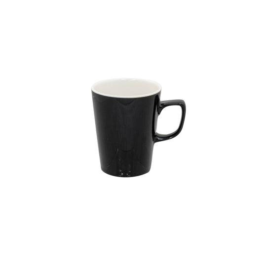 SUPERWHITE LATTE MUG BLACK 340ML/12OZ    x12