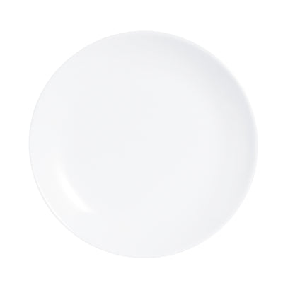EVOLUTIONS WHITE COUPE SIDE PLATE 19CM   x24