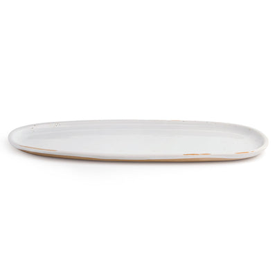 ARTEFACT 27.9CM OVAL PLATE ASH           x12