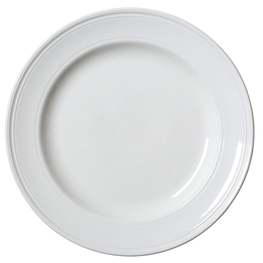 BEAD PLATE 30CM (11 3/4") WHITE          x12