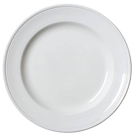 BEAD PLATE 30CM (11 3/4") WHITE          x12
