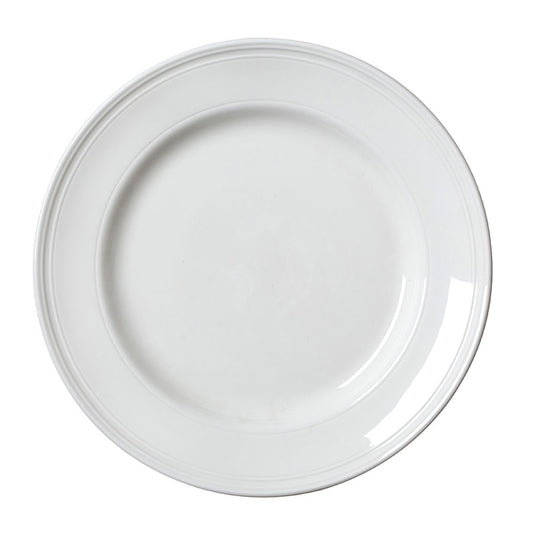 BEAD PLATE 27CM (10 5/8") WHITE          x12