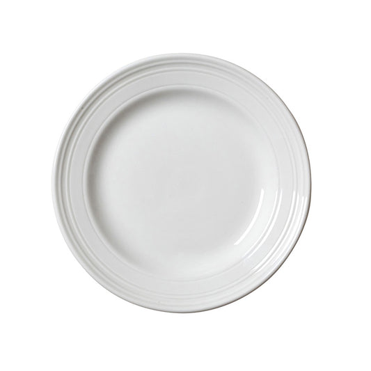 BEAD PLATE 16.5CM (6 1/2") WHITE         x12
