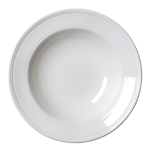 BEAD RIM BWL28.5CM68.2CL WELL ACCENT WHT x6