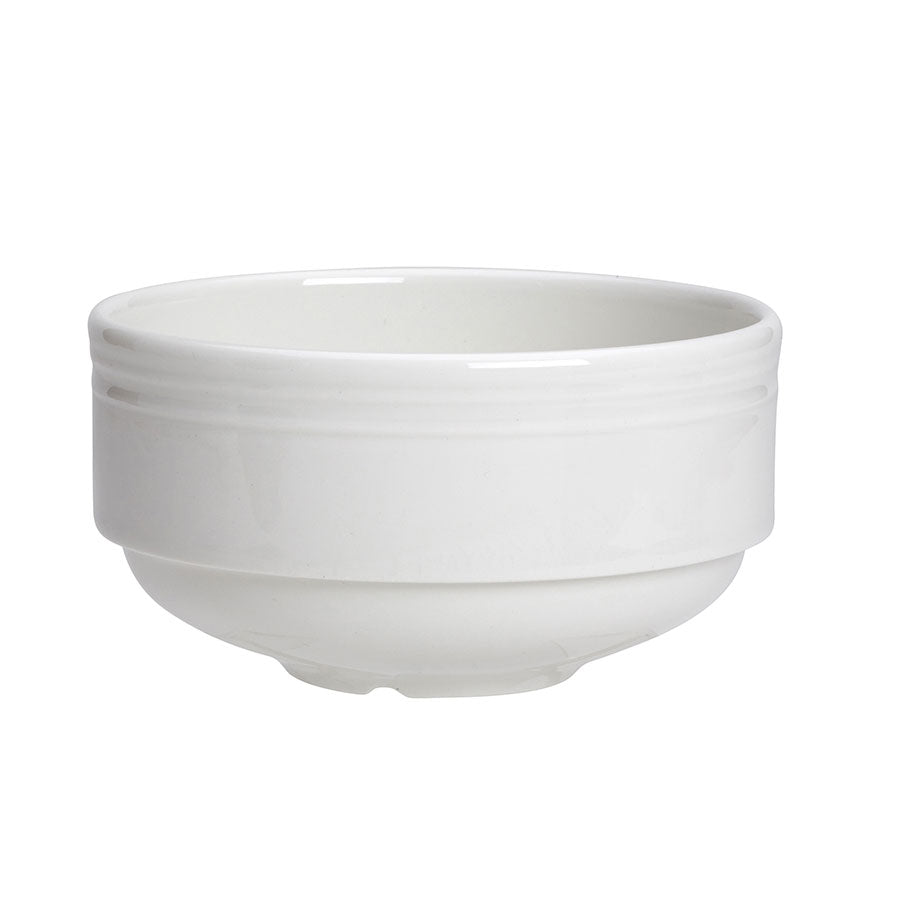 BEAD SOUP CUP UNHANDLED STACK 28.5CL WHT x12