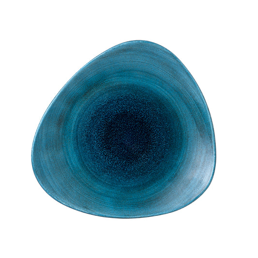 S/CAST AQUEOUS LAGOON TRIANGLE PLT26.5CM x12