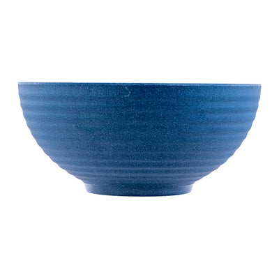 MIRAGE MELAMINE RIB BOWL BLUE SPECK 16CM x6